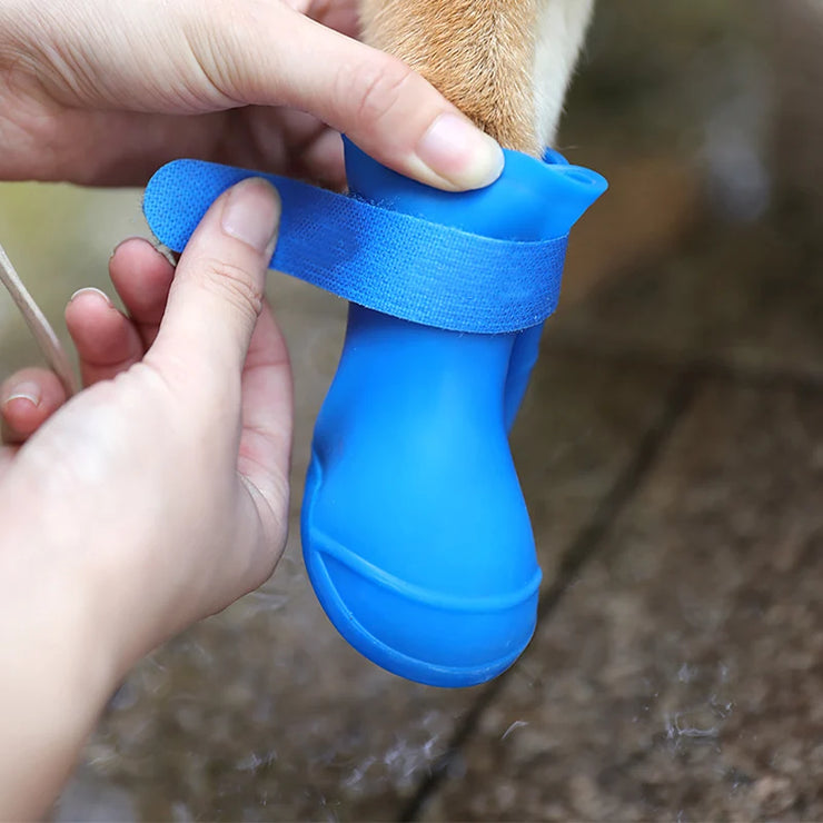 4Pcs Pet Water Proof Rain shoe