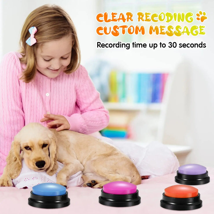 Dog Recordable Talking Speaking Buttons