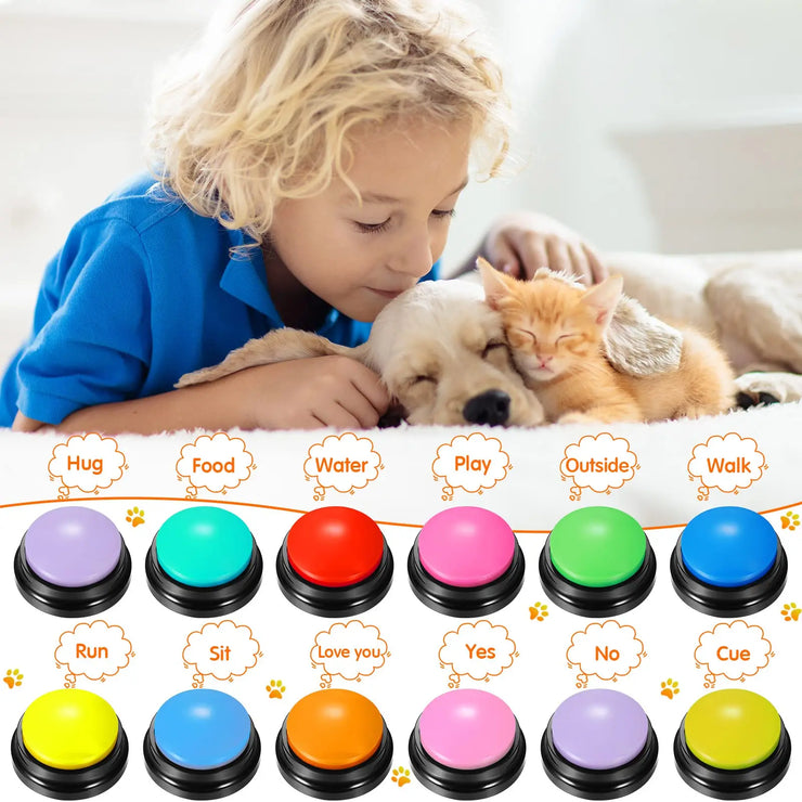 Dog Recordable Talking Speaking Buttons