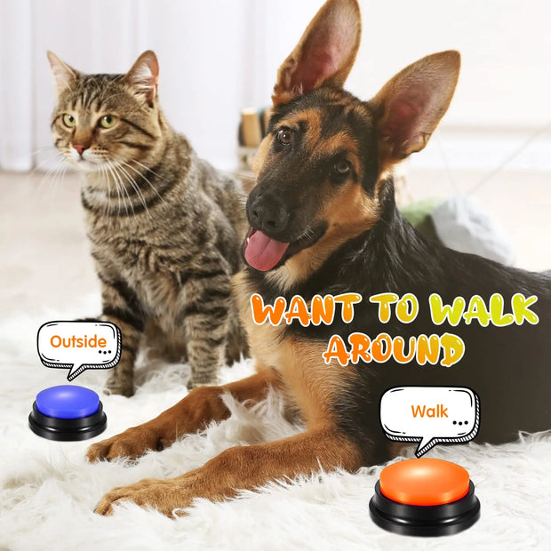 Dog Recordable Talking Speaking Buttons