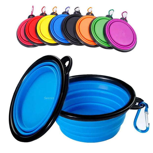 Portable Silicone Fordable Water Bowl