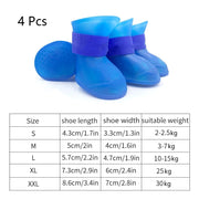 4Pcs Pet Water Proof Rain shoe