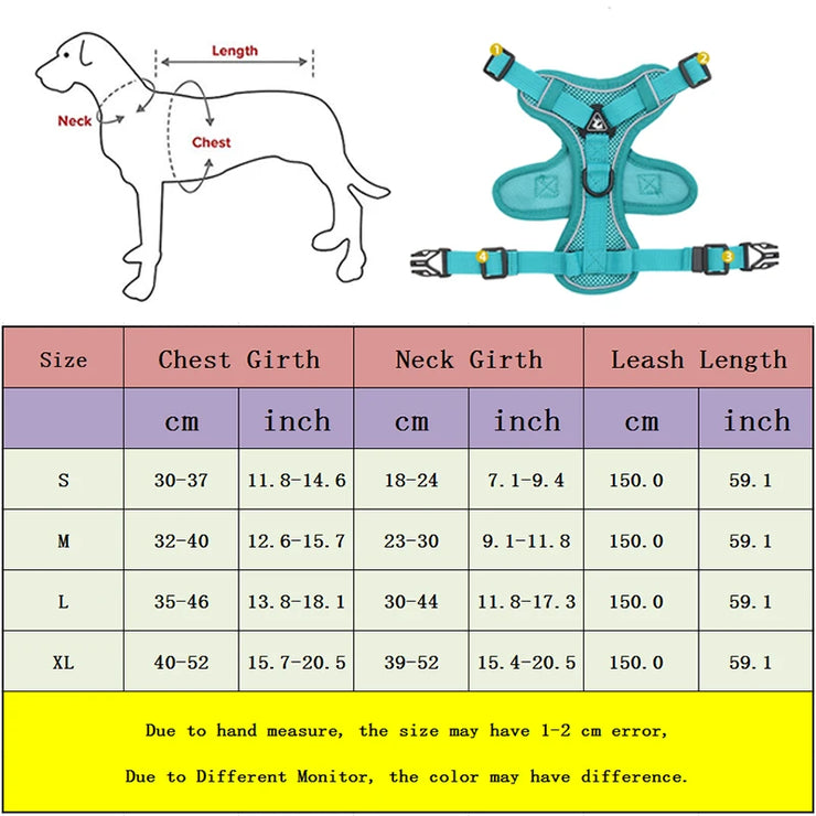 No Pull Harness and Leash Set